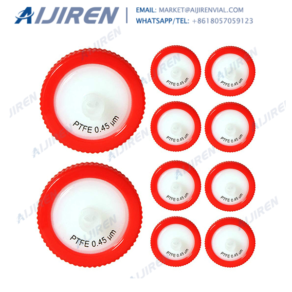 Iso9001 pore size 0.2um PTFE syringe filter on stock